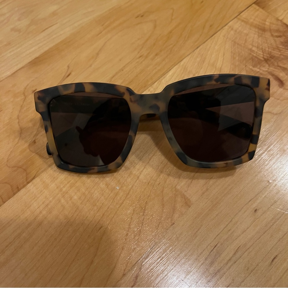 Westward Leaning Matte Tortoise Sunglasses - Big TV 02